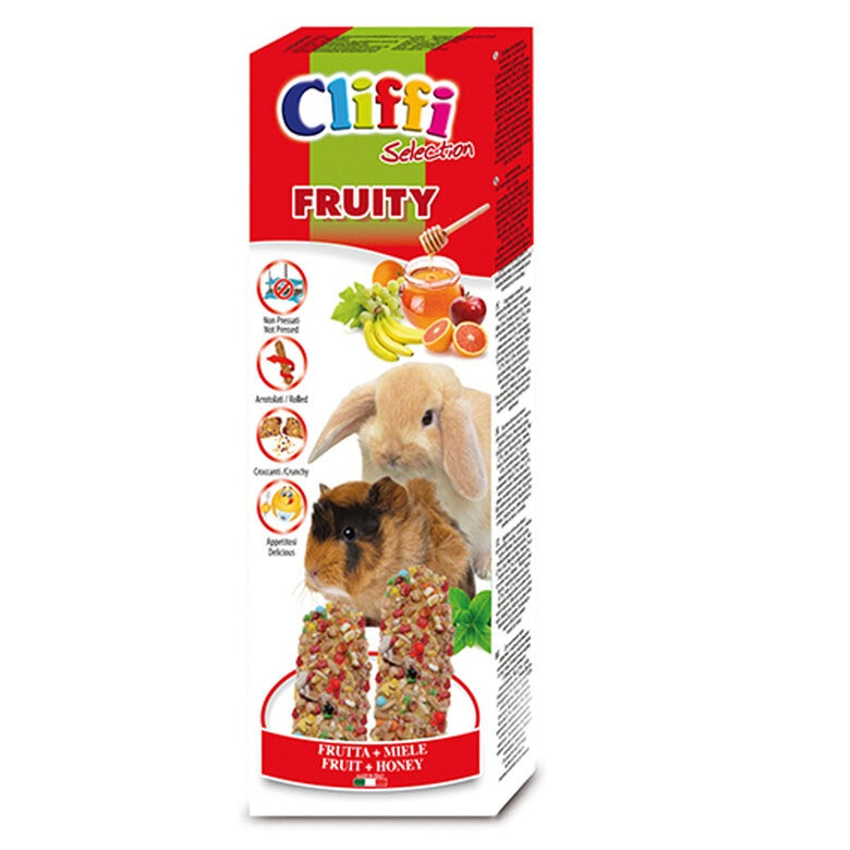 BARRITAS HAMSTER Y COBAYAS 2PZ/110G CLIFFI