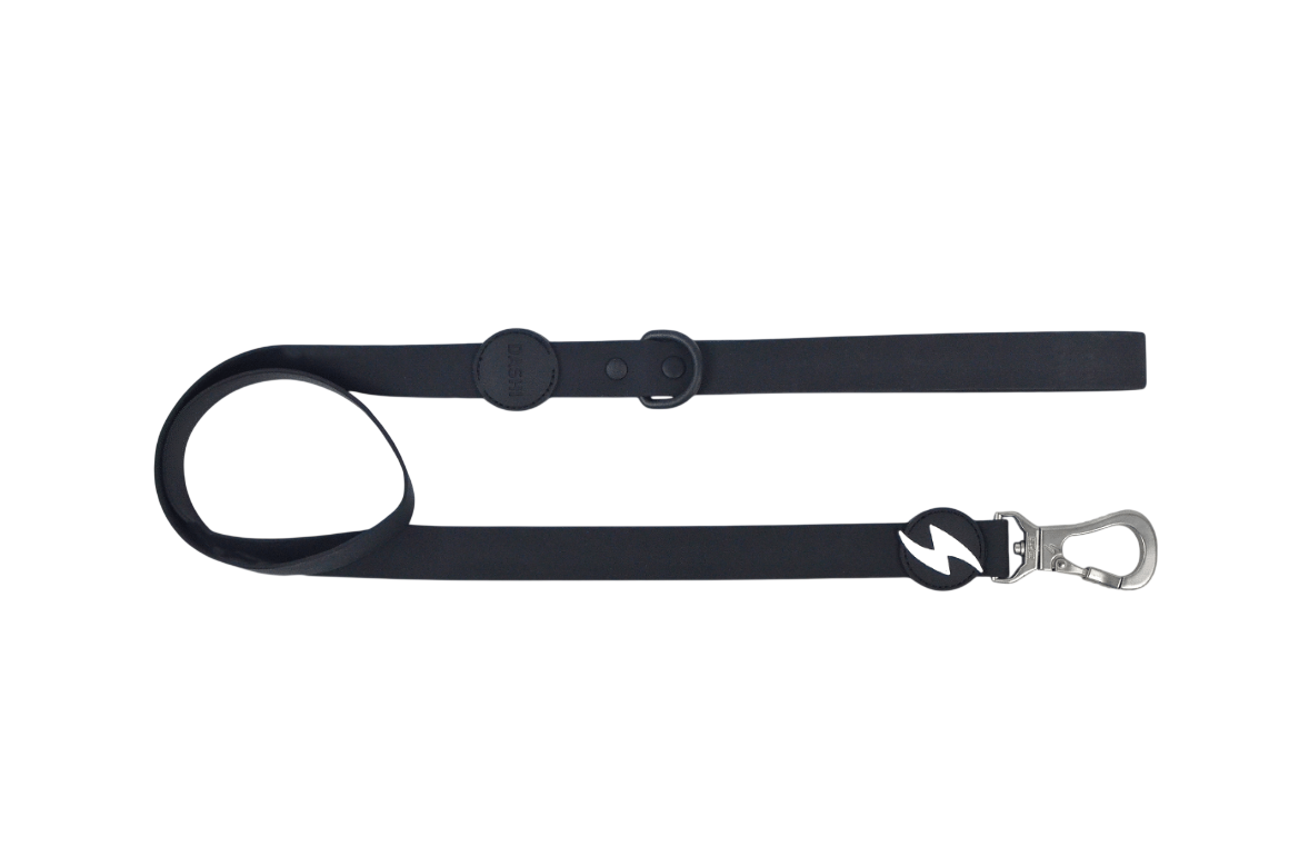 DASHI COLORFLEX BLACK LEASH SMALL