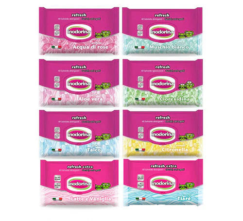 INODORINA TOALLITA REFRESH 40 PIEZAS - VARIOS MODELOS