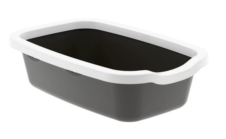 CAT LITTER SQUARE GREY/WHITE 58,5X38,5X16