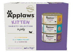 APPLAWS CAT LATA KITTEN MULTIPACK 6X70GR