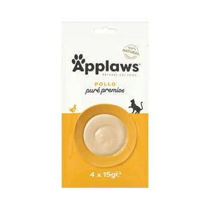 APPLAWS CAT SOBRE SNACK PURE DE POLLO 15GR