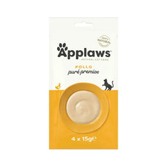APPLAWS CAT SOBRE SNACK PURE DE POLLO 15GR