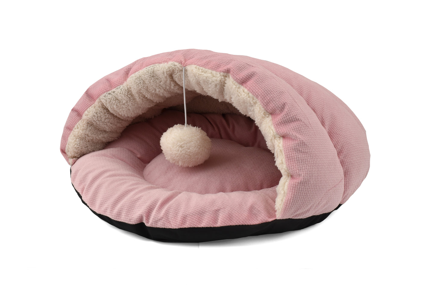 CAMA CUEVA GATOS CON PELOTA
