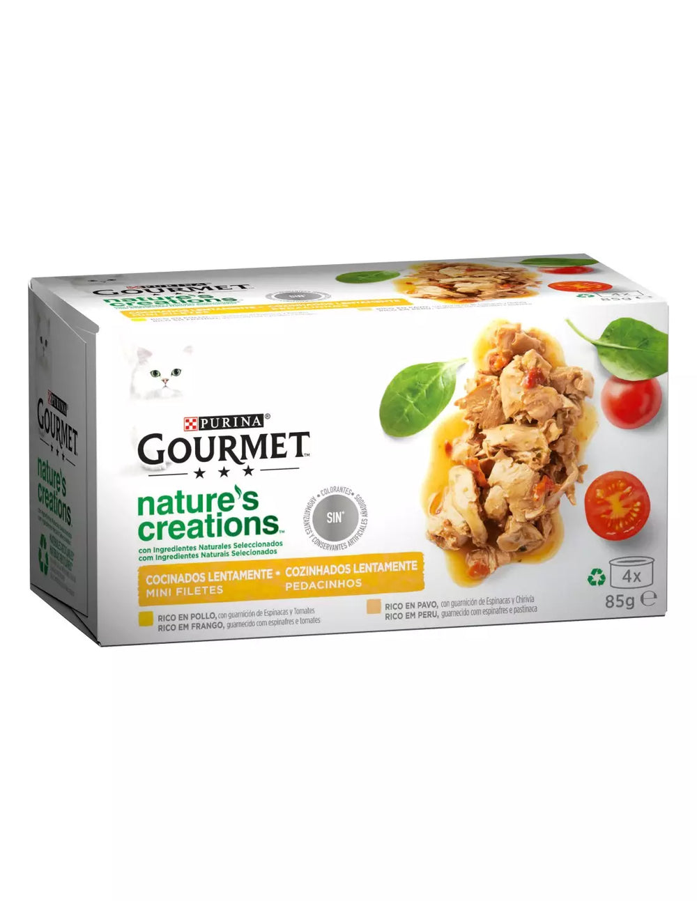 GOURMET NATURE'S CREATIONS 4X85G