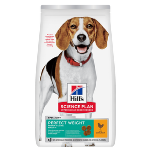 HILL'S CAN ADULT MEDIUM PERFECT WEIGHT 2KG POLLO