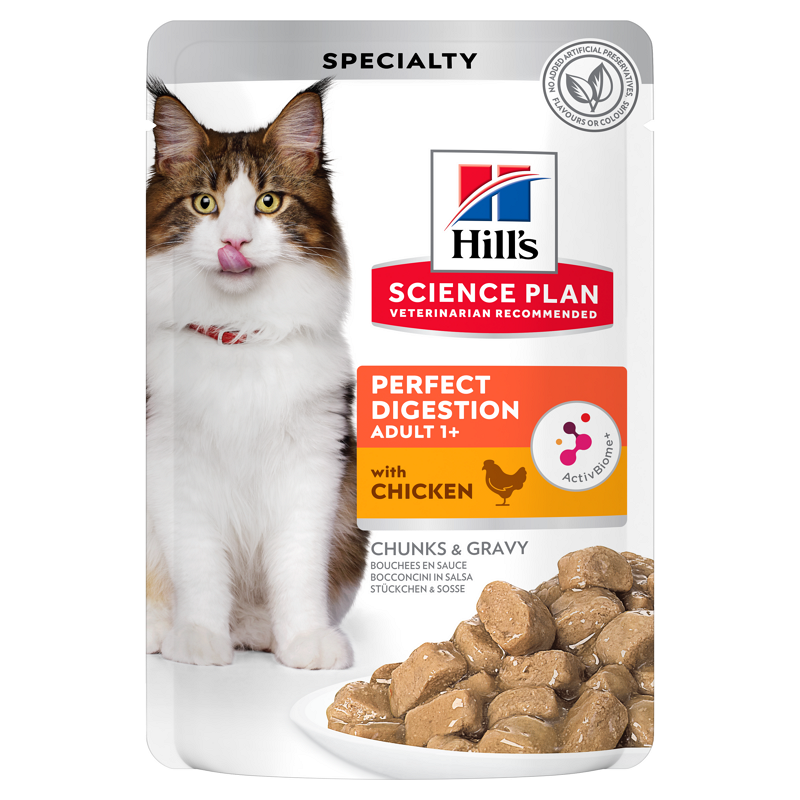 HILL´S FELINE ADULT PERFECT DIGESTION 85GR