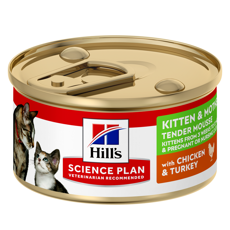HILL´S FEL KITTEN&MOTHER MOUSSE 85GR