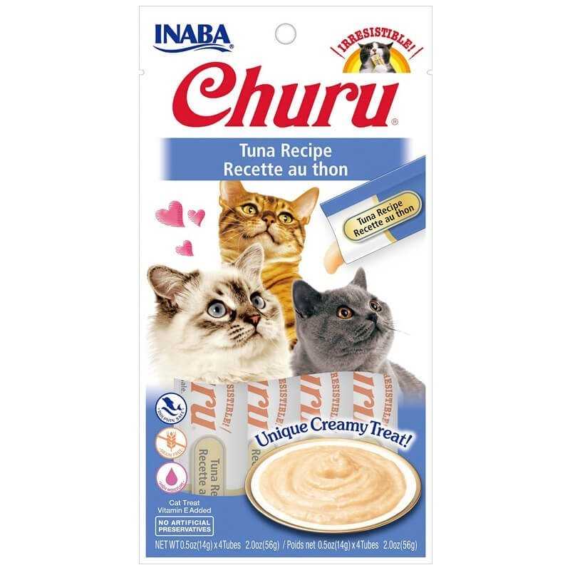 CHURU CAT RECETA 4 X 14G ATÚN