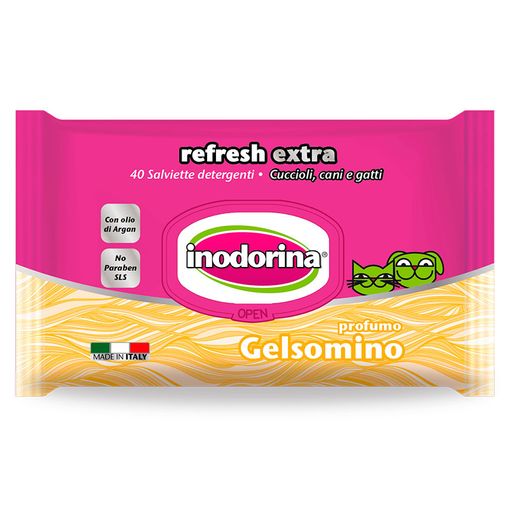 INODORINA TOALLITA REFRESH EXTRA-GELSOMINO 40 PZ
