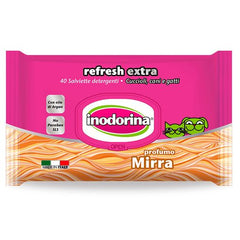 INODORINA TOALLITA REFRESH EXTRA-MIRRA 40 PZ
