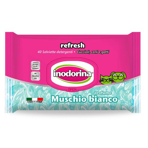INODORINA TOALLITA REFRESH MUSCHIO 40 PZ
