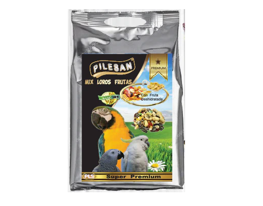 MIXTURA LOROS PREMIO FRUTAS PILESAN 2KG