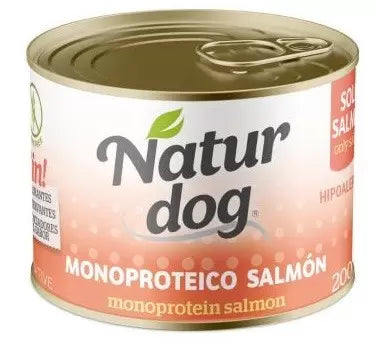 NATURDOG WET MONOPROTEICO SALMON GRAIN FREE 200GR