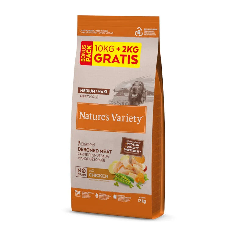 NVD NO GRAIN MEDIUM ADULT CHICKEN 10+2 KG