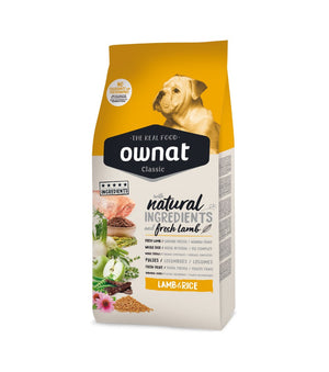 OWNAT CLASSIC DOG LAMB&RICE 4KG