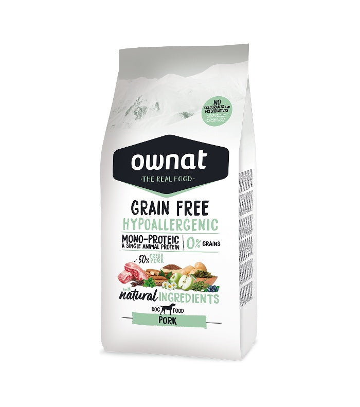 OWNAT HYPO DOG GRAIN FREE PORK 12KG