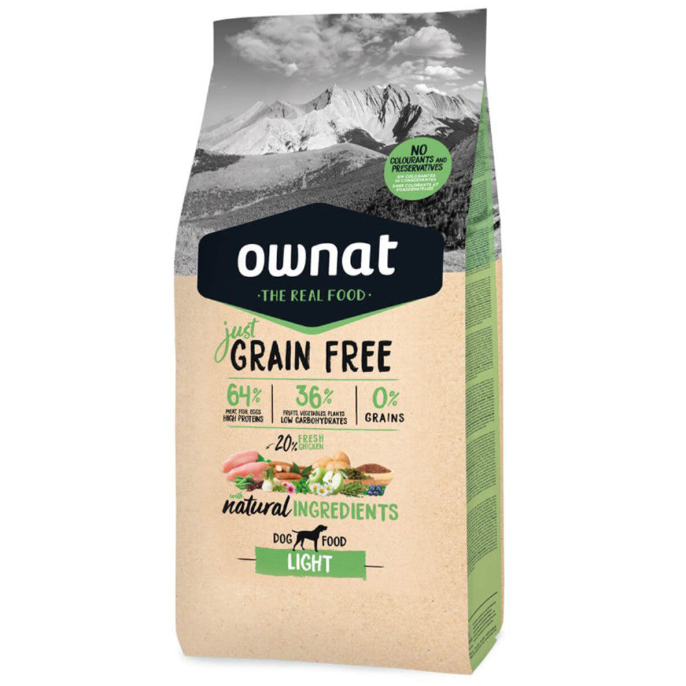 OWNAT JUST DOG GRAIN FREE LIGHT 3KG