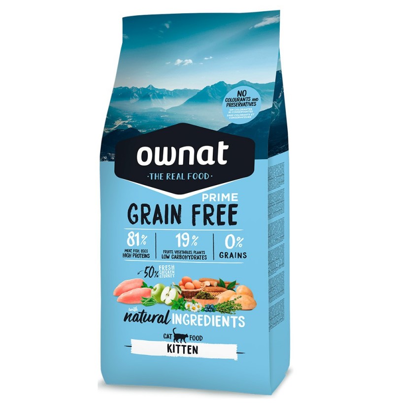 OWNAT PRIME CAT GRAIN FREE KITTEN 1KG