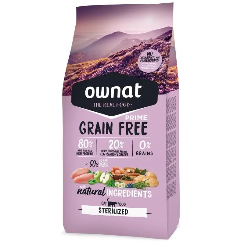 OWNAT PRIME CAT GRAIN FREE STERILISED 3KG