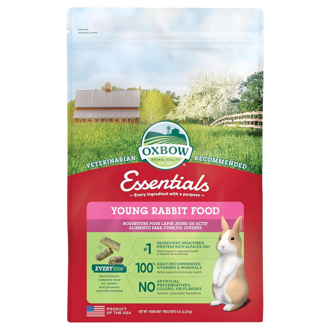 OXBOW ESSENTIALS PIENSOS CONEJO JOVEN 2,25KG