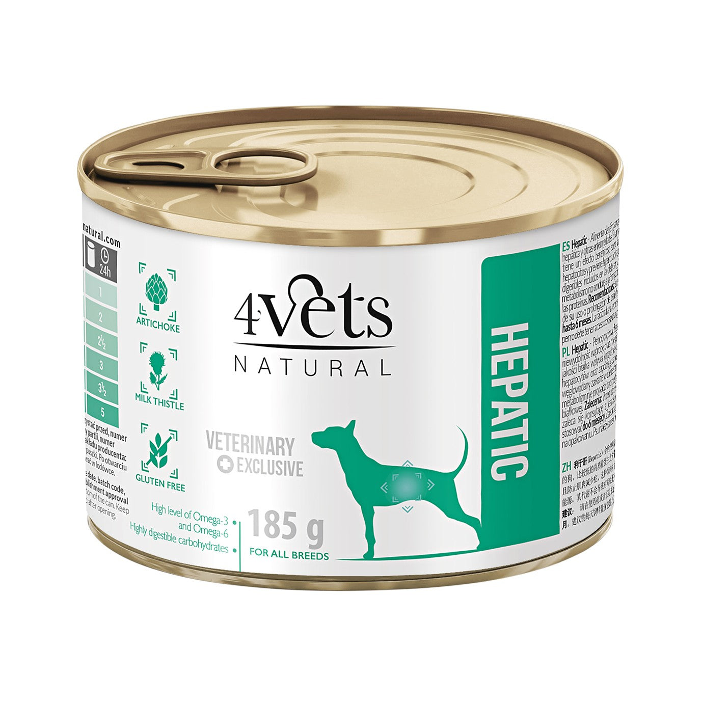 PIPER 4VETS DOG HEPATIC 185GR