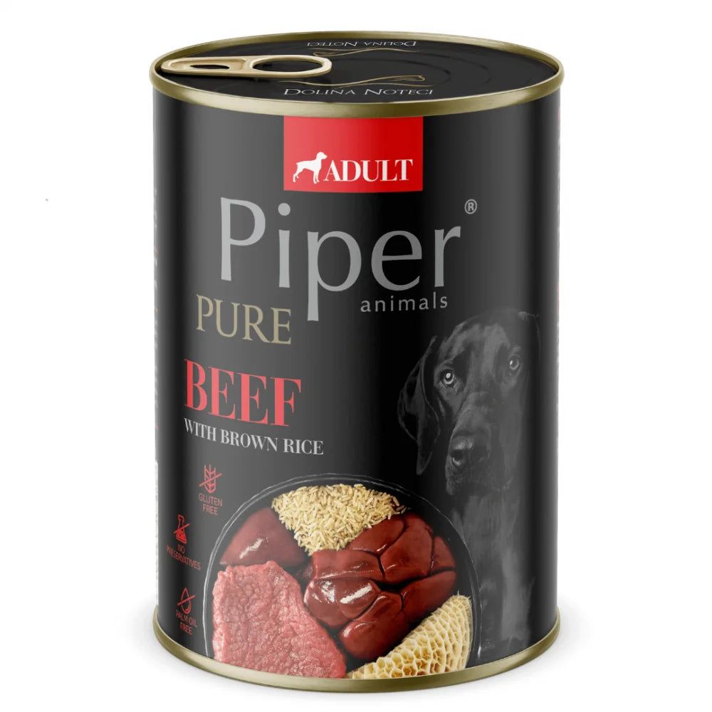 PIPER PLATINIUM PURE BEEF WITH BROWN RICE 150GR