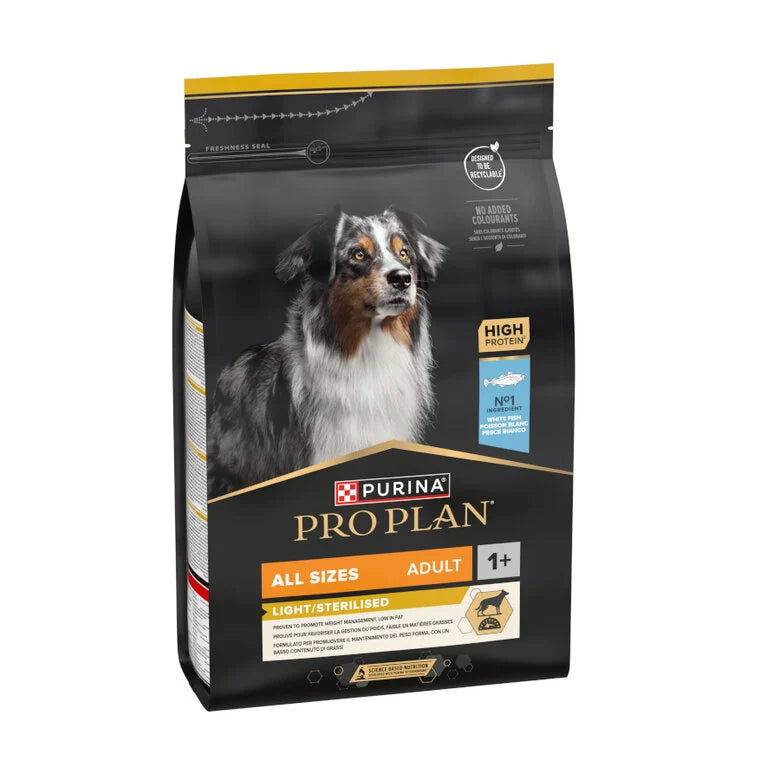 PP DOG ALL ADULT LIGHT STERILISED PESCADO BLANCO 3KG