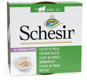 SCHESIR CAT AGUA FILETES DE POLLO 85GR