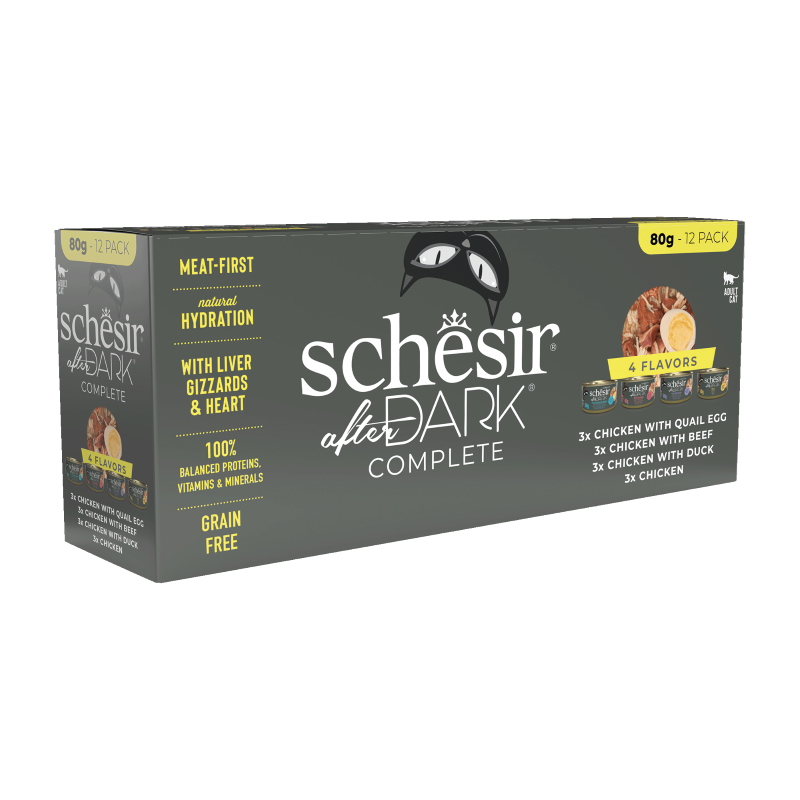 SCHESIR CAT DARK FILETE SURTIDO CAJA 80GR