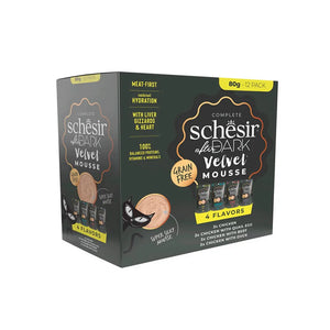 SCHESIR CAT DARK MOUSSE SURTIDO 12X80GR