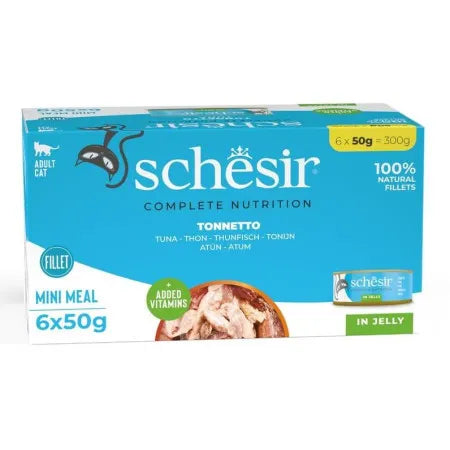 SCHESIR CAT GELATINA ATÚN MULTIPACK (6X50G)