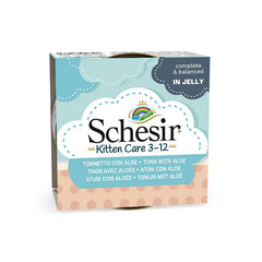 SCHESIR CAT GELATINA KITTEN ATUN CON ALOE LATA 85GR