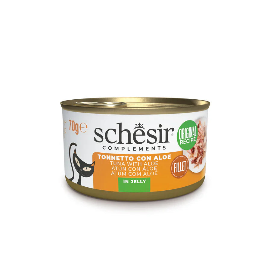 SCHESIR CAT GRILL GELATINA ATUN Y ALOE 70 GR