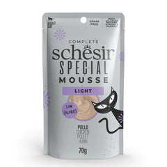 SCHESIR CAT MOUSSE SPECIAL LIGHT POLLO  70GR