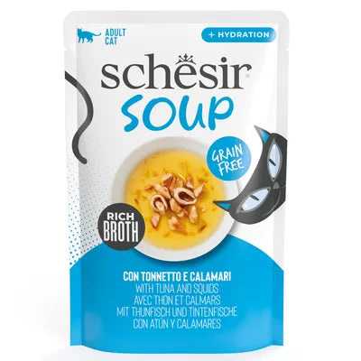 SCHESIR CAT SOPA ATUN CON CALAMARES SOBRE 40GR