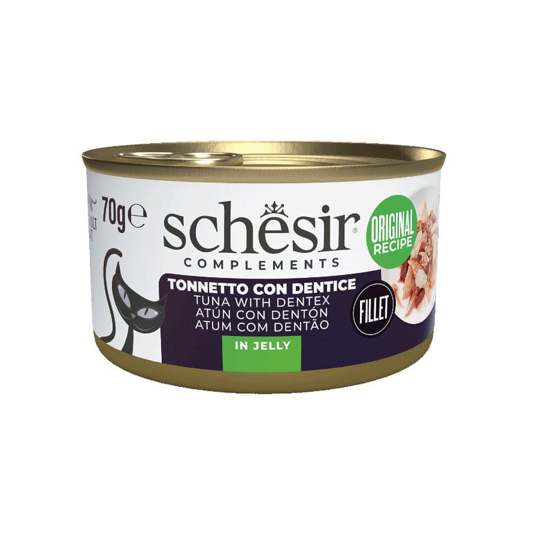 SCHESIR COMPLEMENTOS LATA CAT GELATINA ATUN CON DENTON 70GR