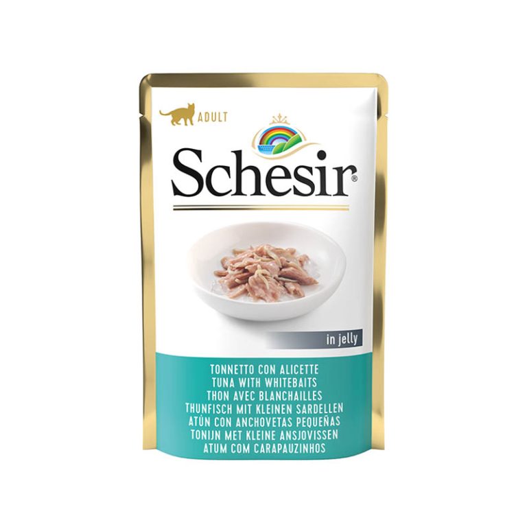 SCHESIR C&B CAT GELATINA ATUN CON ANCHOVETAS SOBRE 85GR