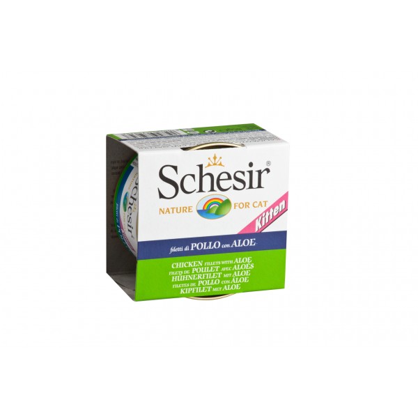 SCHESIR KITTEN 85GR FILETE DE POLLO/ALOE