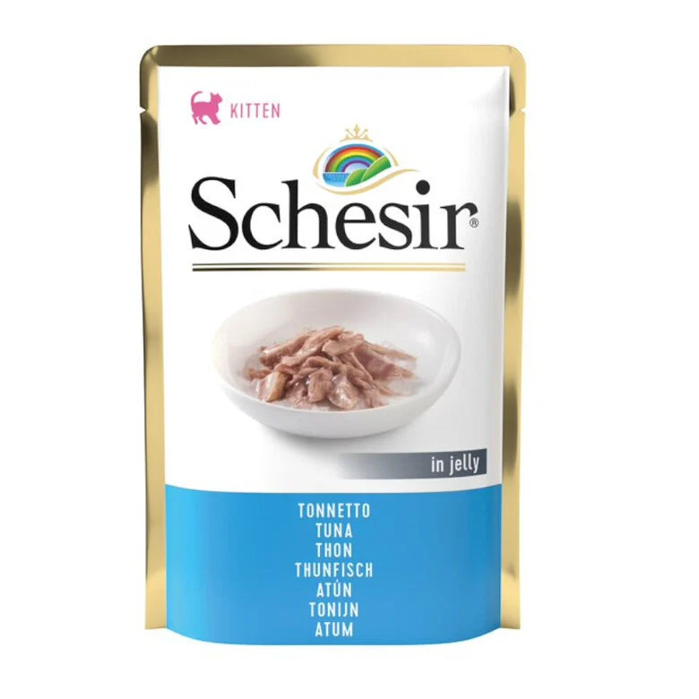 SCHESIR KITTEN CARE GELATINA ATUN 85GR