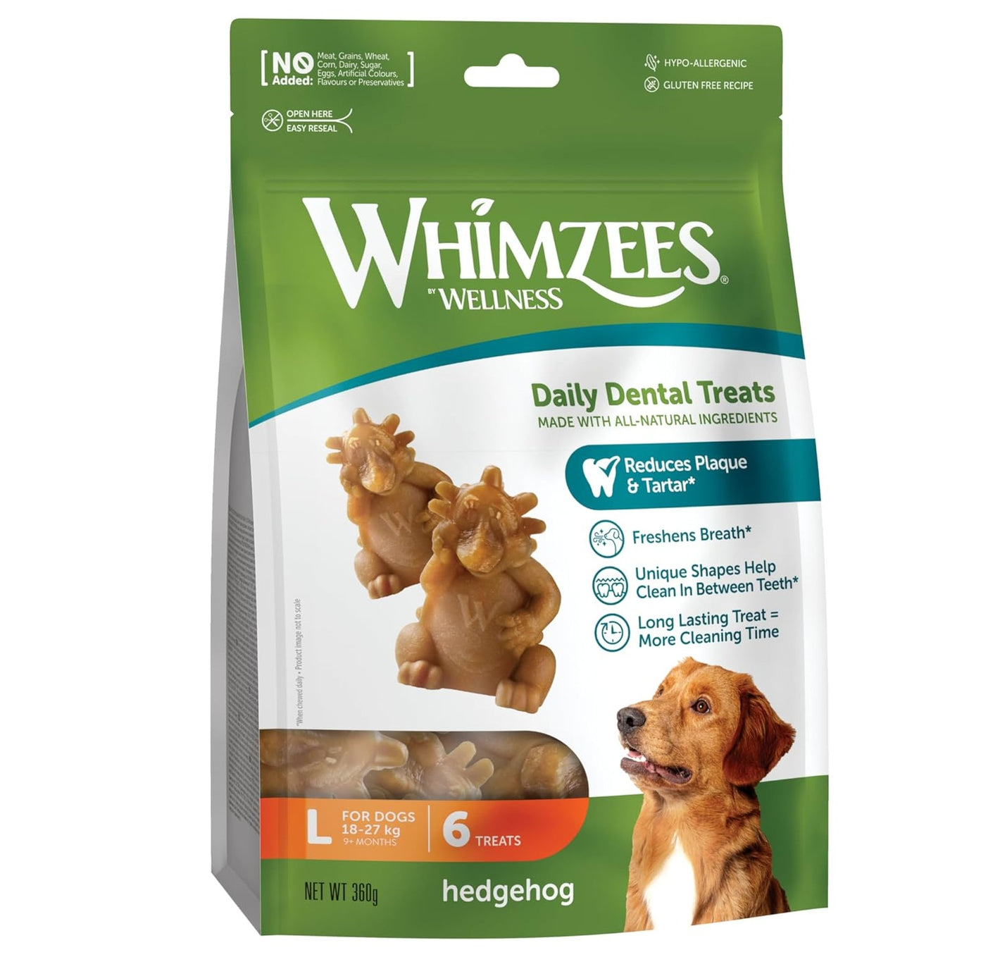 WHIMZEES HEDGEHOG L