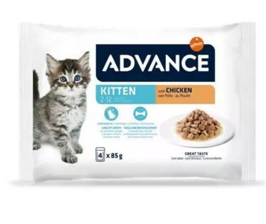 AC WET KITTEN CHICKEN FLOW 4X85GR