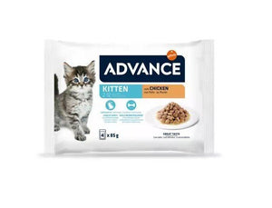 AC WET KITTEN CHICKEN FLOW 4X85GR