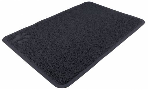 ALFOMBRILLA BANDEJA GATO PVC 40X60 CM ANTRACITA