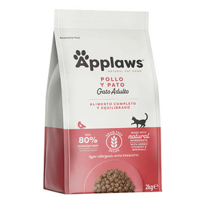 APPLAWS CAT DRY ADULTO POLLO Y PATO 2KG