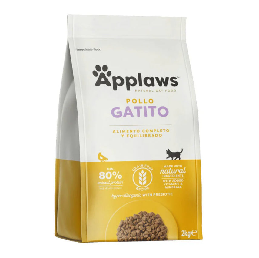 APPLAWS CAT DRY KITTEN POLLO 400GR