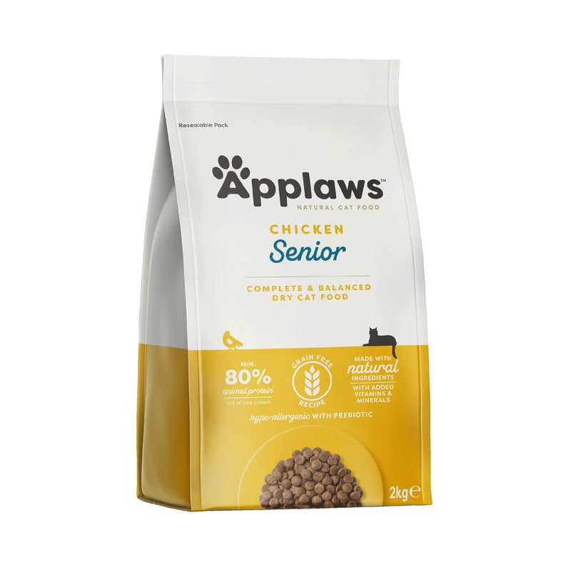 APPLAWS CAT DRY SENIOR POLLO