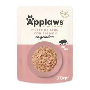 APPLAWS CAT SOBRE GELATINA ATUN Y SALMON 70G