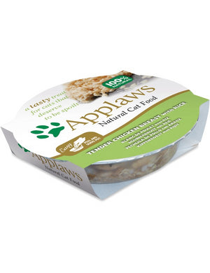APPLAWS CAT TASTY PECHUGA POLLO Y ARROZ 60GR