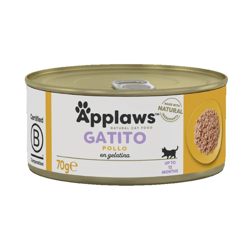 APPLAWS KITTEN LATA 70GR POLLO
